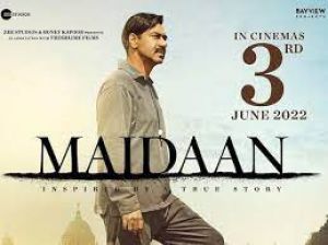 जून 2022 में सिनेमाघरों में रिलीज होगी अजय देवगन की 'मैदान' जून 2022 में सिनेमाघरों में रिलीज होगी अजय देवगन की 'मैदान'