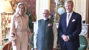प्रधानमंत्री मोदी ने नीदरलैंड के राजा और रानी से मुलाकात की प्रधानमंत्री मोदी ने नीदरलैंड के राजा और रानी से मुलाकात की