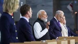 भारत, नॉर्डिक देश संबंधों को हरित प्रौद्योगिकी और नवाचार रणनीतिक साझेदारी के स्तर तक बढ़ाने पर सहमत भारत, नॉर्डिक देश संबंधों को हरित प्रौद्योगिकी और नवाचार रणनीतिक साझेदारी के स्तर तक बढ़ाने पर सहमत