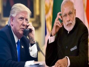  मोदी और ट्रम्प के बीच टेलीफोन पर हुई बातचीत,  योग और आयुर्वेद  जैसे उपचार के महत्व पर भी बात की 