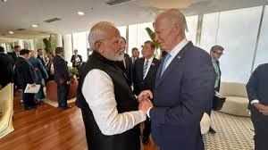 प्रधानमंत्री मोदी ने रियो डी जेनेरियो में अमेरिकी राष्ट्रपति बाइडन से बातचीत की