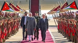 प्रधानमंत्री मोदी दो दिवसीय दौरे पर जॉर्डन पहुंचे प्रधानमंत्री मोदी दो दिवसीय दौरे पर जॉर्डन पहुंचे