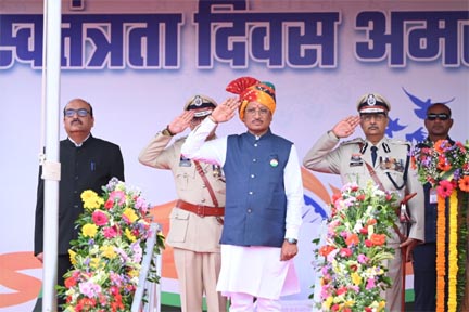 नक्सलवाद से मुक्त छत्तीसगढ़ अब शांति, विकास और समृद्धि की नई यात्रा पर : साय नक्सलवाद से मुक्त छत्तीसगढ़ अब शांति, विकास और समृद्धि की नई यात्रा पर : साय