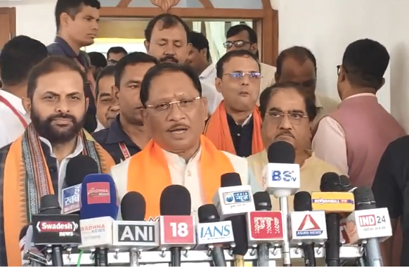प्रधानमंत्री नरेन्द्र मोदी के नेतृत्व में हम सब विकसित भारत के संकल्प के साक्षी बन रहे हैं - मुख्यमंत्री साय प्रधानमंत्री नरेन्द्र मोदी के नेतृत्व में हम सब विकसित भारत के संकल्प के साक्षी बन रहे हैं - मुख्यमंत्री साय