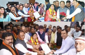 भाजपा प्रत्याशी लक्ष्मी वर्मा ने दाखिल किया नामांकन 