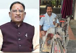  मुख्यमंत्री विष्णुदेव साय की संवेदनशील पहल से दिव्यांग गणेश राम यादव के जीवन को मिली नई रफ्तार