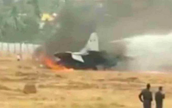 मिग-29-के गोवा में दुर्घटनाग्रस्त, पायलट सुरक्षित मिग-29-के गोवा में दुर्घटनाग्रस्त, पायलट सुरक्षित