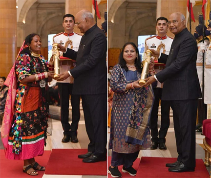 राष्ट्रपति कोविंद ने 29 महिलाओं को नारी शक्ति पुरस्कार प्रदान किया राष्ट्रपति कोविंद ने 29 महिलाओं को नारी शक्ति पुरस्कार प्रदान किया