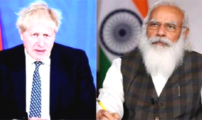 मोदी ने यूक्रेन की स्थिति, द्विपक्षीय मुद्दों पर बोरिस जॉनसन से की बातचीत मोदी ने यूक्रेन की स्थिति, द्विपक्षीय मुद्दों पर बोरिस जॉनसन से की बातचीत
