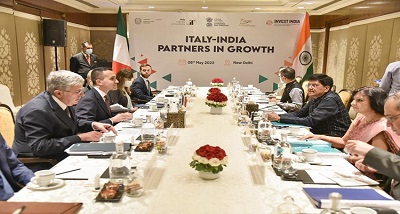 भारत को इटली के साथ कारोबार में काफी अधिक बढ़ोतरी की उम्मीद है- पीयूष गोयल भारत को इटली के साथ कारोबार में काफी अधिक बढ़ोतरी की उम्मीद है- पीयूष गोयल