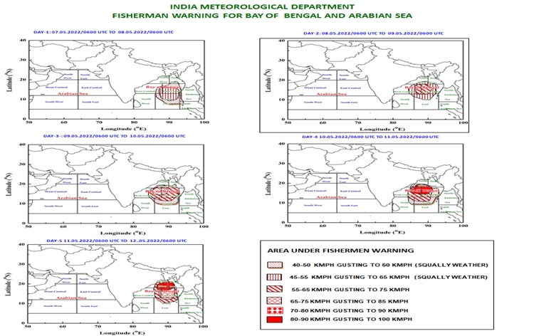 समुद्री तूफान असानी के कारण ओडिशा के तटवर्ती इलाकों और आंध्रप्रदेश के उत्तर तटीय क्षेत्रों में तेज बारिश का अनुमान समुद्री तूफान असानी के कारण ओडिशा के तटवर्ती इलाकों और आंध्रप्रदेश के उत्तर तटीय क्षेत्रों में तेज बारिश का अनुमान