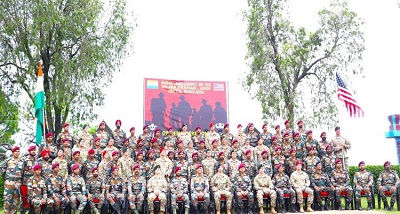 भारत और अमरीका का 13वां विशेष संयुक्त सैन्य अभ्यास हिमाचल प्रदेश के बकलोह में शुरू हुआ भारत और अमरीका का 13वां विशेष संयुक्त सैन्य अभ्यास हिमाचल प्रदेश के बकलोह में शुरू हुआ