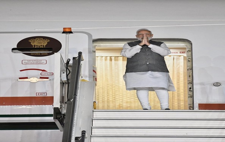 प्रधानमंत्री नरेंद्र मोदी जापान के पूर्व प्रधानमंत्री शिंजो आबे के अंतिम संस्कार में शामिल होने के लिए जापान रवाना प्रधानमंत्री नरेंद्र मोदी जापान के पूर्व प्रधानमंत्री शिंजो आबे के अंतिम संस्कार में शामिल होने के लिए जापान रवाना