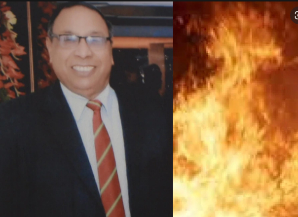 घर में आग लगने से सेवानिवृत्त आईजी की मृत्यु घर में आग लगने से सेवानिवृत्त आईजी की मृत्यु
