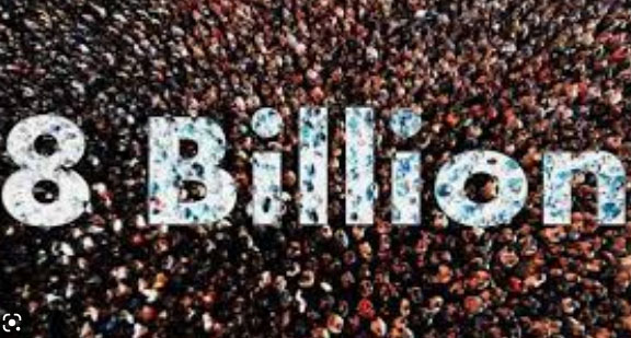 दुनिया की आबादी अब 800 करोड़...! ईसा के समय धरती पर 20 करोड़ लोग थे... पिछले 24 साल में 200 करोड़ बढ़ी आबादी दुनिया की आबादी अब 800 करोड़...! ईसा के समय धरती पर 20 करोड़ लोग थे... पिछले 24 साल में 200 करोड़ बढ़ी आबादी