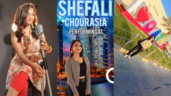 फुटबॉल महाकुंभ में गूंजेगी मंडला की बेटी शेफाली की आवाज, कतर में करेगी 13 शो फुटबॉल महाकुंभ में गूंजेगी मंडला की बेटी शेफाली की आवाज, कतर में करेगी 13 शो