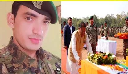 छत्तीसगढ़ में शहीद सीआरपीएफ जवान का मप्र के पैतृक गांव में पूरे सम्मान के साथ अंतिम संस्कार छत्तीसगढ़ में शहीद सीआरपीएफ जवान का मप्र के पैतृक गांव में पूरे सम्मान के साथ अंतिम संस्कार