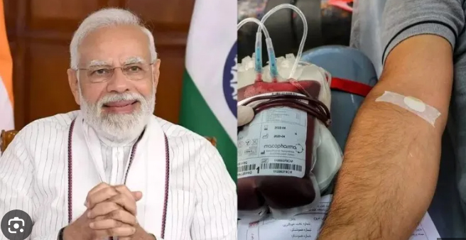 प्रधानमंत्री के जन्मदिन पर रक्तदान में विश्व रिकॉर्ड बनाने की तैयारी; 7 हजार स्थानों पर शिविर लगाए प्रधानमंत्री के जन्मदिन पर रक्तदान में विश्व रिकॉर्ड बनाने की तैयारी; 7 हजार स्थानों पर शिविर लगाए