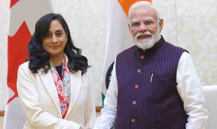 पीएम मोदी से कनाडा की विदेश मंत्री ने की मुलाकात, व्यापार, कृषि और एनर्जी समेत कई मुद्दों पर हुई चर्चा पीएम मोदी से कनाडा की विदेश मंत्री ने की मुलाकात, व्यापार, कृषि और एनर्जी समेत कई मुद्दों पर हुई चर्चा