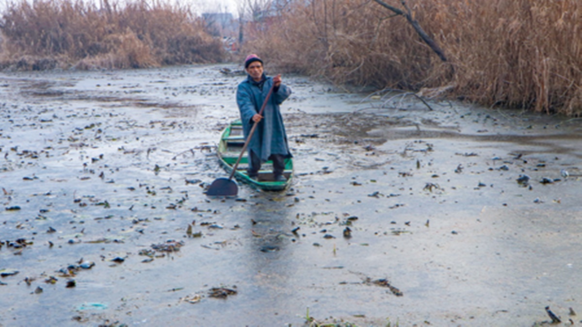 जम्मू-कश्मीर में कड़ाके की ठंड, फ्रीजिंग पॉइंट से नीचे गया तापमान; डल झील और जलाशय जमे जम्मू-कश्मीर में कड़ाके की ठंड, फ्रीजिंग पॉइंट से नीचे गया तापमान; डल झील और जलाशय जमे