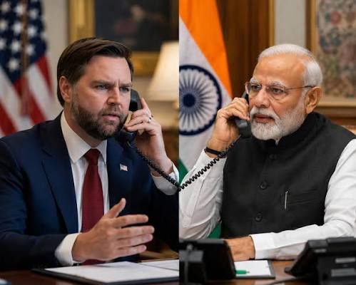 अमेरिका के उपराष्ट्रपति वेंस ने प्रधानमंत्री मोदी को फोन कर बात की अमेरिका के उपराष्ट्रपति वेंस ने प्रधानमंत्री मोदी को फोन कर बात की