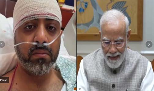 पीएम मोदी से फोन पर बात करते हुए भावुक हुए पायलट स्मित मच्छार, प्रधानमंत्री को बताया अपना सबसे बड़ा ‘आइडल’ पीएम मोदी से फोन पर बात करते हुए भावुक हुए पायलट स्मित मच्छार, प्रधानमंत्री को बताया अपना सबसे बड़ा ‘आइडल’
