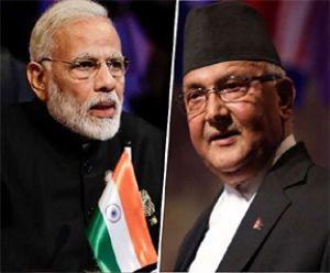प्रधानमंत्री नरेन्द्र मोदी और नेपाल के प्रधानमंत्री ने टेलीफोन पर बातचीत की