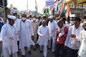  कांग्रेस ने  नदी संरक्षण के लिए शुरू की एक सप्ताह की पदयात्रा 