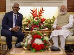  भारत और मालदीव समुद्री सुरक्षा में सहयोग बढ़ाने पर हुए सहमत