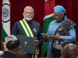 प्रधानमंत्री मोदी को नामीबिया के सर्वोच्च नागरिक सम्मान से नवाजा गया