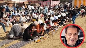 मथुरा में दिवंगत अभिनेता धर्मेंद्र की तेरहवीं में 10 हजार लोग शामिल