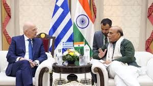 भारत और यूनान ने रक्षा उद्योग सहयोग बढ़ाने के लिए संयुक्त घोषणापत्र पर हस्ताक्षर किए