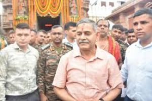 थलसेना प्रमुख ने जगन्नाथ मंदिर में पूजा-अर्चना की