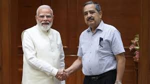 नीति आयोग के नवनियुक्त उपाध्यक्ष अशोक लाहिड़ी ने प्रधानमंत्री मोदी से मुलाकात की