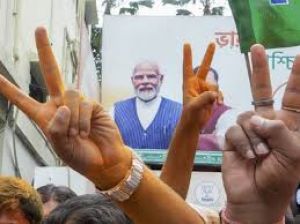 बंगाल में भाजपा ने 206 सीटों पर जीत दर्ज की, दो-तिहाई से अधिक बहुमत हासिल किया बंगाल में भाजपा ने 206 सीटों पर जीत दर्ज की, दो-तिहाई से अधिक बहुमत हासिल किया