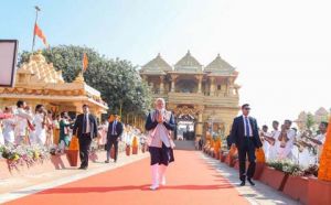 पीएम मोदी सोमवार को पुनर्निर्मित सोमनाथ मंदिर के उद्घाटन के 75 वर्ष पूरे होने पर सोमनाथ अमृत महोत्सव में लेंगे भाग