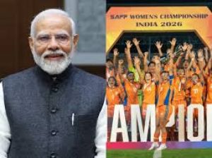 मोदी ने महिला फुटबॉल टीम को सैफ चैंपियनशिप जीतने पर बधाई दी