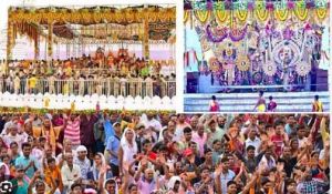 ओडिशा के पुरी में भगवान जगन्नाथ की 'स्नान यात्रा' के साक्षी बने लाखों श्रद्धालु