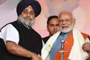 शिअद प्रमुख सुखबीर सिंह बादल ने प्रधानमंत्री मोदी से मुलाकात की