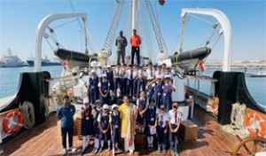  समुद्र की लहरों पर भारत का संदेश लेकर ओमान से आगे बढ़ा आईएनएस सुदर्शिनी