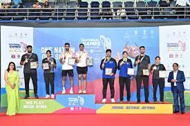 एम थारुन, अनुपमा उपाध्याय को राष्ट्रीय खेलों में स्वर्ण पदक एम थारुन, अनुपमा उपाध्याय को राष्ट्रीय खेलों में स्वर्ण पदक