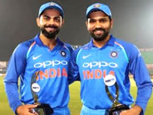 कोहली और रोहित आईसीसी वनडे रैंकिंग में शीर्ष दो स्थान पर बरकरार