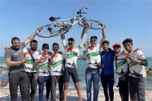 साइक्लिस्ट ओम ने कश्मीर से कन्याकुमारी तक दूरी सबसे तेज पूरी करने का रिकार्ड बनाया