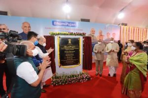 राष्ट्रपति ने अहमदाबाद में सरदार वल्लभभाई पटेल के नाम से एक विशाल स्पोर्ट्स एन्क्लेव का भूमि पूजन किया