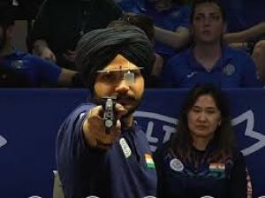 सरबजोत ने म्यूनिख निशानेबाजी विश्व कप में स्वर्ण पदक जीता