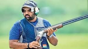 एशियाड में टीम स्पर्धा के स्वर्ण विजेता तोंडईमान को राष्ट्रीय खेलों की ट्रैप स्पर्धा में स्वर्ण पदक