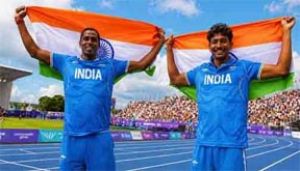   सीडब्ल्यूजी 2026: ट्रिपल जंप में भारत का डबल धमाल, प्रवीण चित्रवेल ने जीता सिल्वर, सेल्वा प्रभु के नाम ब्रॉन्ज